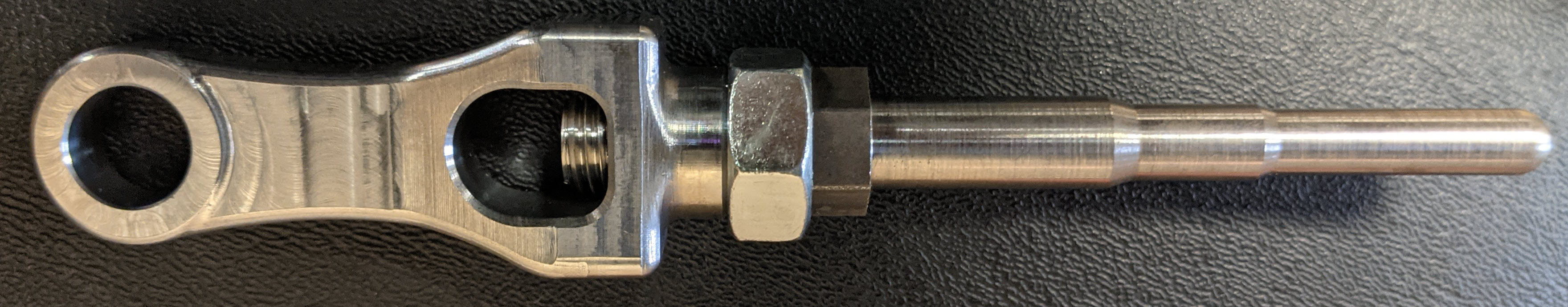 CNC Master Cylinder Brake Push Rod & Clevis